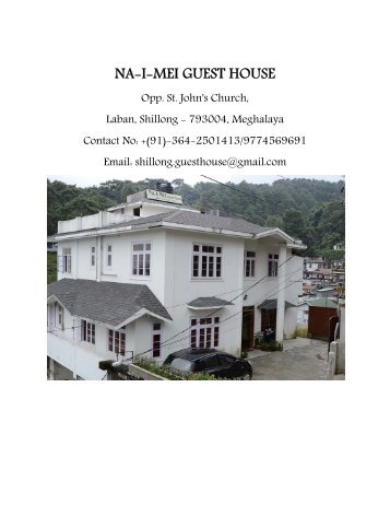 NA-I-MEI GUEST HOUSE - Meghalaya