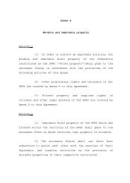 Annex A Movable and Immovable property Article 1 (1) In order to ...