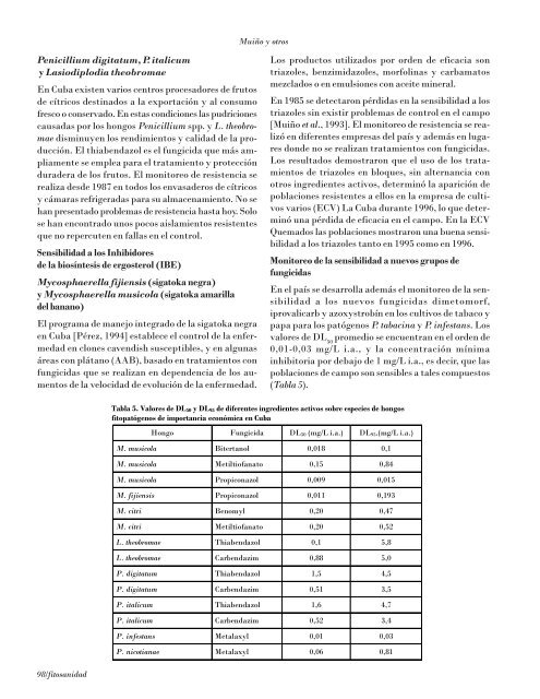 Contenido - Instituto de Investigaciones de Sanidad Vegetal