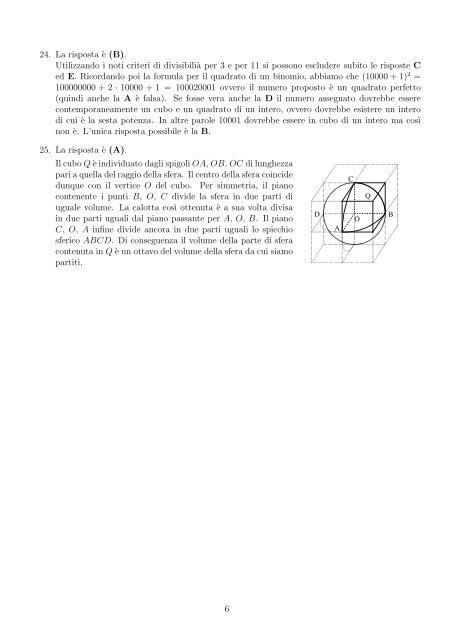 I Giochi di Archimede - Soluzioni Triennio - I.T.I.S. "G.Giorgi"