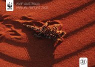 WWF AUSTRALIA ANNUAL REPORT 2003