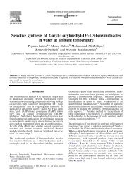 32. Selective Synthesis of 2-Aryl-1-arylmethy-1H-1,3 ...