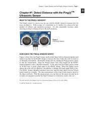 Detect Distance with the Ping))) Sensor - Parallax, Inc.