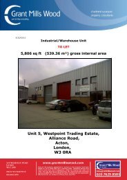 Unit 5, Westpoint Trading Estate, Alliance Road ... - Grant Mills Wood