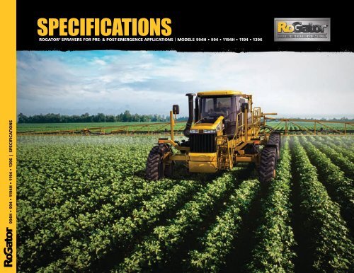 RoGator Spec Sheet - Applylikeapro.com