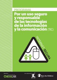 Por un uso seguro y responsable de las - ECPAT International