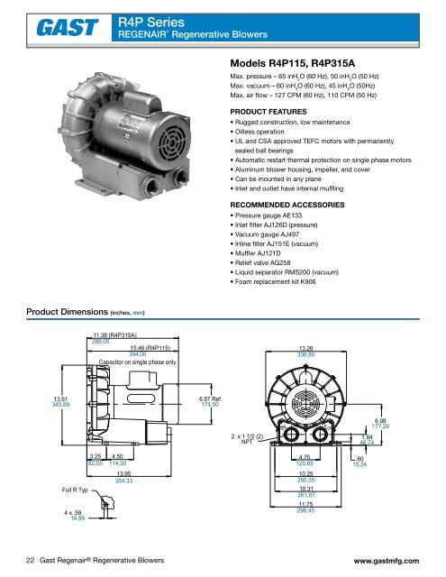 RegenairÂ® - Gast Manufacturing, Inc.