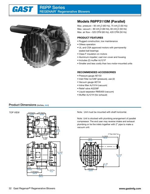 RegenairÂ® - Gast Manufacturing, Inc.