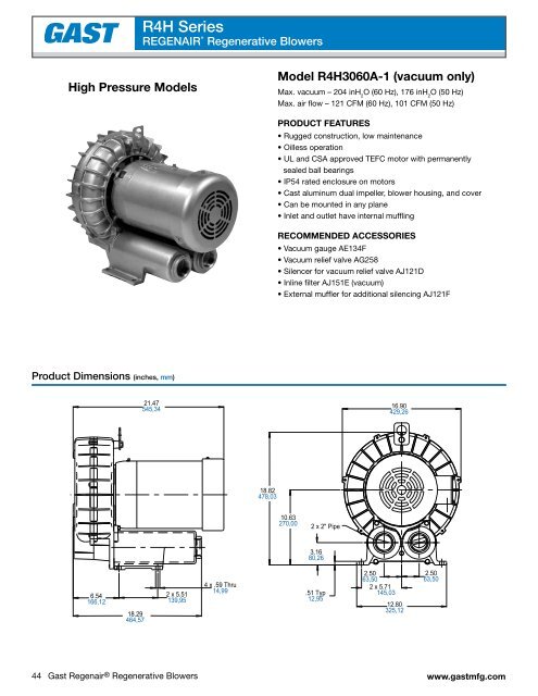 RegenairÂ® - Gast Manufacturing, Inc.