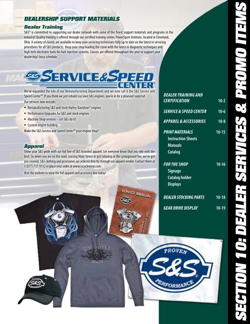 Dealer Services Promo Items S S Cycle