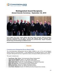 Distinguished Award Recipients - Commissionaires Ottawa