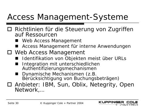 Business Value des Identity Management - usp MarCom