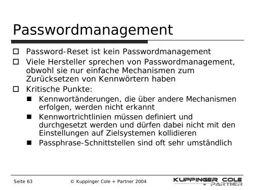 Business Value des Identity Management - usp MarCom