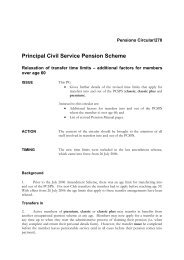 Pensions Circular/xx - The Civil Service