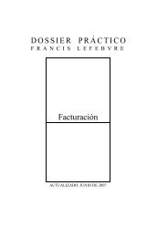 FacturaciÃ³n - Ediciones Francis Lefebvre