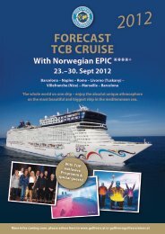 Forecast tcB cruise 2012 With Norwegian epic ****+ ... - Dennis Jale