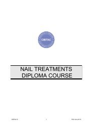 NAIL TREATMENTS DIPLOMA COURSE