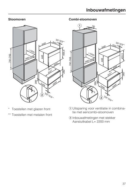 Gebruiksaanwijzing - miele Miele