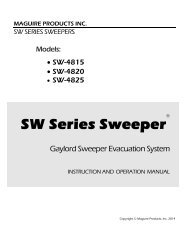 SW Series Sweeper - Maguire Products