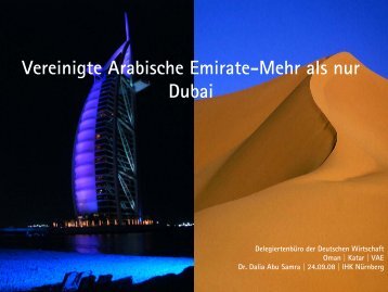 Vereinigte Arabische Emirate-Mehr als nur Dubai - IHK Nürnberg für ...