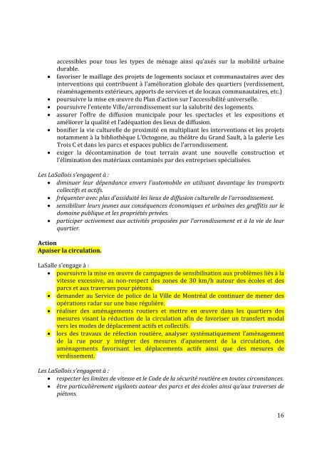 Le Pacte vert Plan d'action de LaSalle en dÃ©veloppement ... - Accueil