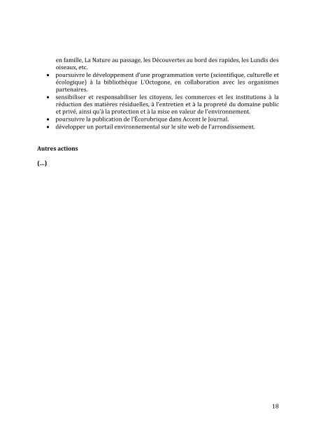 Le Pacte vert Plan d'action de LaSalle en dÃ©veloppement ... - Accueil