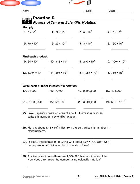 2-2 Practice B Reg.pdf - MrWalkerHomework