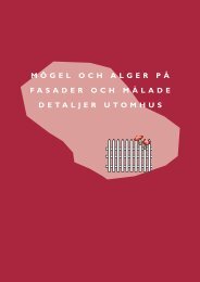mÃ¶gel och alger pÃ¥ fasader och mÃ¥lade detaljer utomhus - Sveriges ...