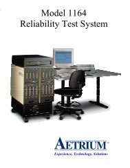 Model 1164 Reliability Test System - MB Electronique