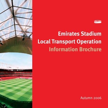 Emirates Stadium Local Transport Operation ... - Islington Council