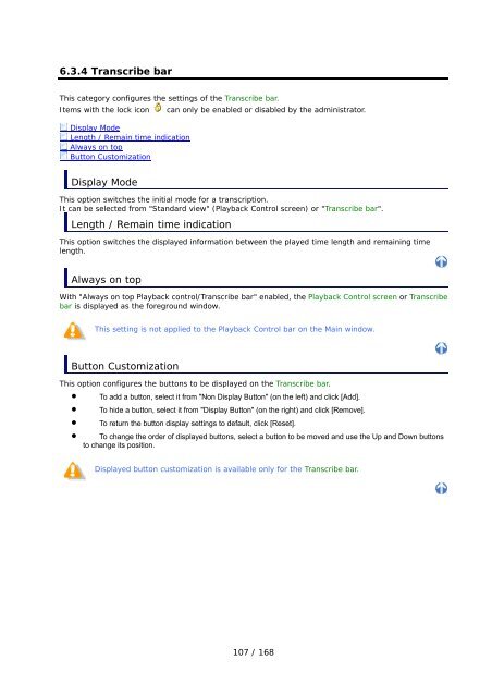 DSS Player Pro R5 Transcription Module Reference Manual - Sommer