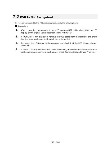 DSS Player Pro R5 Transcription Module Reference Manual - Sommer