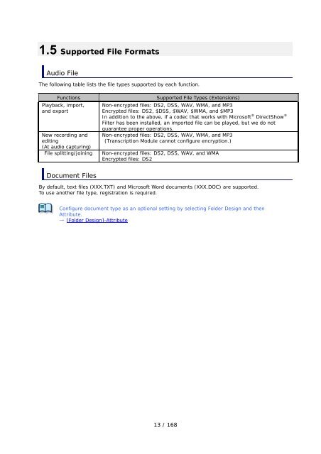 DSS Player Pro R5 Transcription Module Reference Manual - Sommer