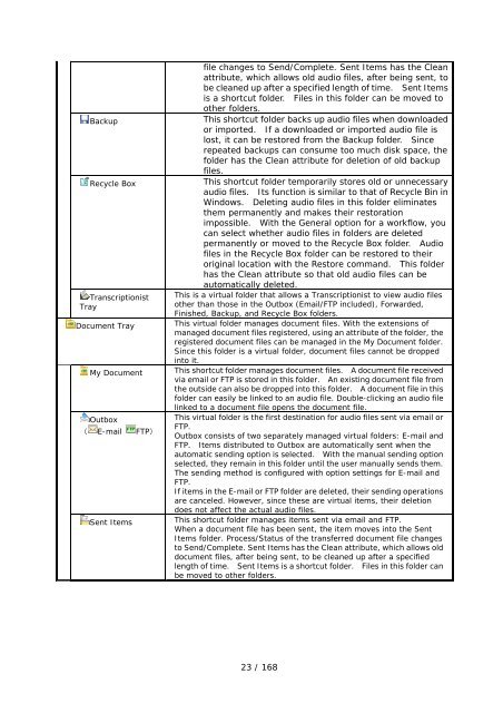 DSS Player Pro R5 Transcription Module Reference Manual - Sommer