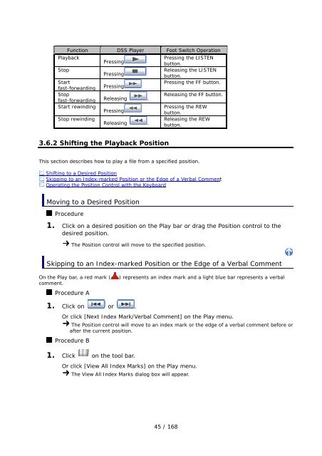 DSS Player Pro R5 Transcription Module Reference Manual - Sommer