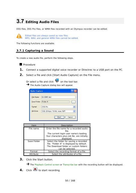 DSS Player Pro R5 Transcription Module Reference Manual - Sommer