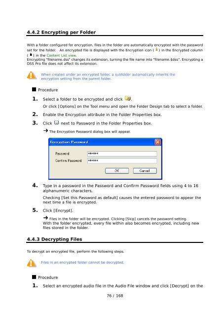 DSS Player Pro R5 Transcription Module Reference Manual - Sommer