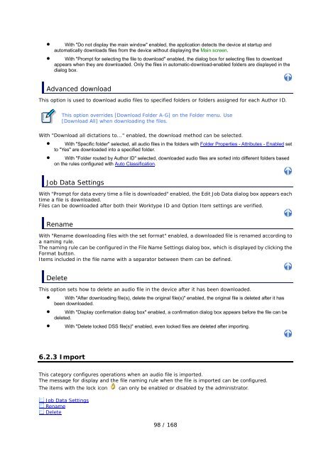 DSS Player Pro R5 Transcription Module Reference Manual - Sommer