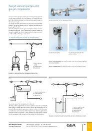 Gas jet vacuum pumps and gas jet compressors - GEA Wiegand ...