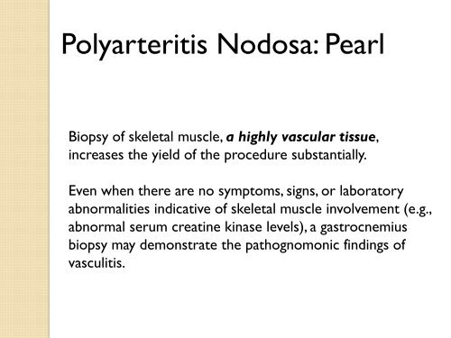 Clinical Pearls and Myths in Vasculitis