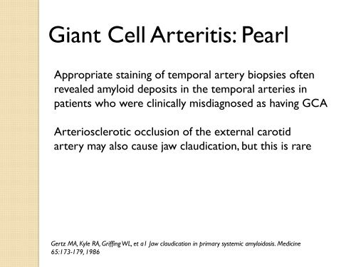 Clinical Pearls and Myths in Vasculitis