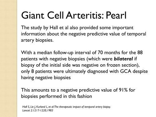 Clinical Pearls and Myths in Vasculitis