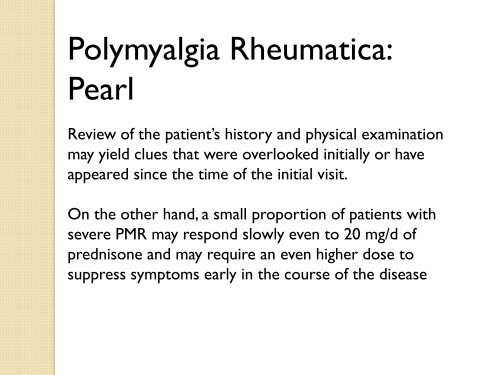 Clinical Pearls and Myths in Vasculitis