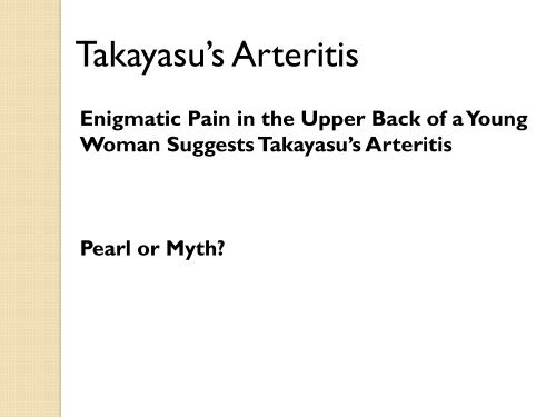 Clinical Pearls and Myths in Vasculitis