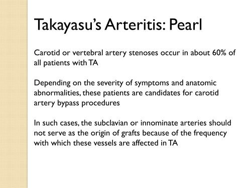 Clinical Pearls and Myths in Vasculitis