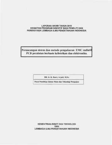 v - Kementerian Riset dan Teknologi