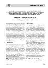 Synkopa: diagnostika a lÃ©Äba