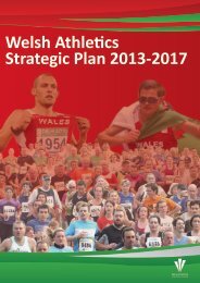 Business Plan - Welsh Athletics