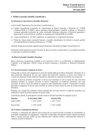 Note explicative (.pdf) - Banca Transilvania