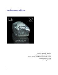 Lanthanum metallicum - Northwestern Academy of Homeopathy